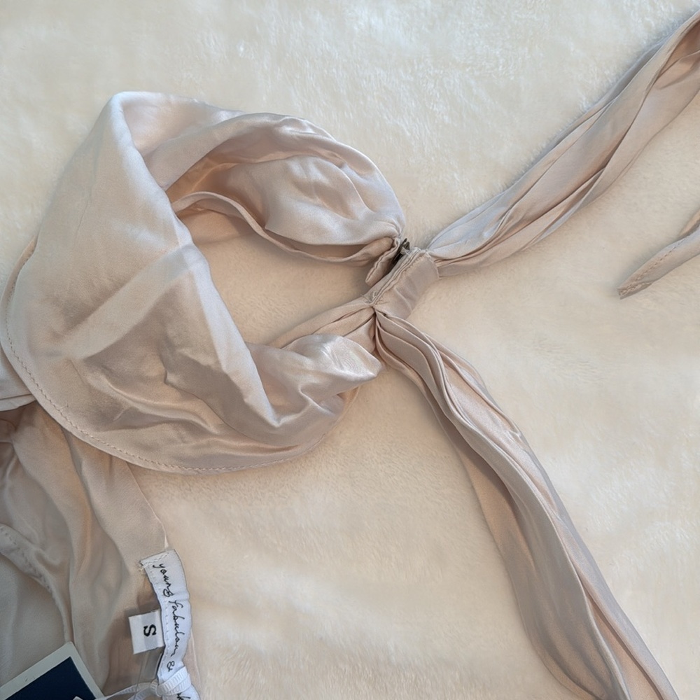 ✨2xHP✨ NWT Young Fabulous & Broke febe ivory dress - Picture 8 of 13